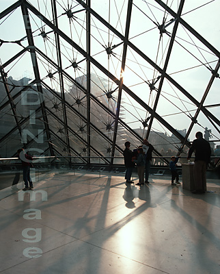 Louvre pyramid, Paris