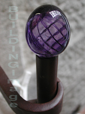 Glass knob
